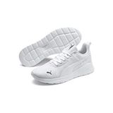 Puma 37112803 Anzarun Lite Spor Ayakkabı Düz Taban Tekstil Malzeme Nefes Alabilir Yapı ile Koşu ve Yürüyüş İçin İdeal - Beyaz