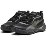 Puma 379014 01 Playmaker Pro Trophies Puma Aged Silver- Cast Iron-Puma Black Yetişkin Erkek Basketbol Ayakkabısı