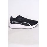 Puma 379437-01 Skyrocket Lite Fileli Rahat Ortopedik Taban Beyaz Topuk Desenli Esnek Hafif Siyah Günlük Erkek Spor Ayakkabı