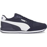 Puma 384640 02 ST Runnerv3 Mesh Lacivert-Beyaz Kadın Spor Ayakkab