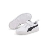 Puma 385836-03 Rickie AC PS Ortopedik Beyaz Siyah Çocuk Spor Ayakkabı
