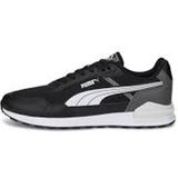 Puma 385873 Graviton Mega Black White Castlerock Nimbus Cloud Unisex Spor Ayakkabı