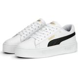 Puma 390758-04 Smash Platform V3 Beyaz Kadın Sneaker Spor Ayakkabı - Beyaz - Siyah