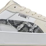 Puma 401611 Carina Street Snake Chic Beyaz Siyah Spor Ayakkabı