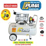 Puma 50 Lt Kompresör (Yağsız-Sessiz 1 Hp)