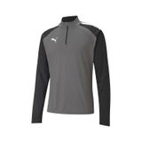 Puma 535446986 Teamliga 1 4 Zip Top Gri Erkek Antrenman Üstü