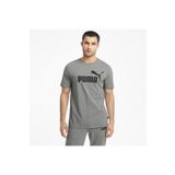 Puma 586666-03 Ess Logo Tee Gri Erkek T-shirt