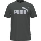 Puma 58666769 Essentials Gri Günlük Stil Erkek T-Shirt