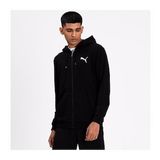 Puma 586704 51 Ess Logo FZ Hoodie Siyah Erkek Sweatshirt