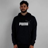 Puma 58676461 Ess+ 2 Col Big Logo Siyah Erkek Sweatshirt
