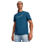 Puma 62375907 Mavi MAPF1 ESS Car Graphic TEE Günlük Erkek T-Shirt