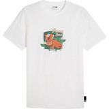 Puma 62541402 Beyaz Graphics Spritz TEE Günlük Erkek T-Shirt