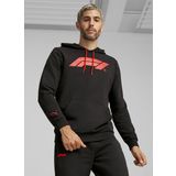 Puma 62585301 F1 ESS Logo Hoodie Siyah Erkek Kapüşon Yaka Regular Fit Sweatshirt