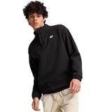 Puma 62675301 Downtown Polarfleece Crew Siyah Erkek Günlük Sweatshirt