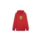 Puma 627054 Ferrari Race Big Shield Hdie Erkek Kapüşonlu Sweatshirt KIRMIZI