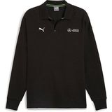 Puma 62733901 MAPF1 Longsleeve Polo Siyah Günlük Uzun Kollu Polo Erkek T-Shirt
