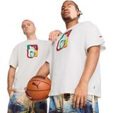 Puma 63067301 Dylan Exhibit IV Beyaz Basketbol Erkek T-Shirt