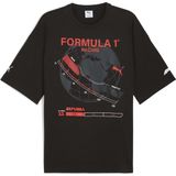 Puma 632655-01 F1 Graphic Tee - Relaxed Tişört Erkek T-Shirt - XL - Siyah