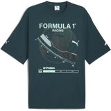 Puma 632655-04 F1 Graphic Tee - Relaxed Tişört Erkek T-Shirt - 2XL - Yeşil