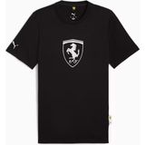 Puma 632785-01 Ferrari Tonal Shield Tee Tişört Erkek T-Shirt - Siyah
