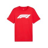 Puma 63326403 Kırmızı F1 Ess Logo Tee 180G Erkek Günlük Tişört