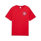Puma 63439511 Kırmızı Sunset Drive Relaxed Tee Erkek Günlük Tişört