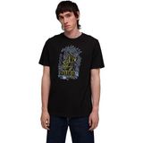 Puma 63444101 Graphic Siyah Günlük Stil Erkek T-Shirt