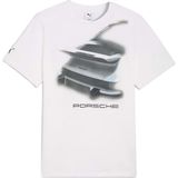 Puma 634489-05 Porsche Graphic Tee 1 Tişört Erkek T-Shirt - XL - Beyaz
