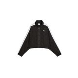 Puma 634561-01 T7 Jacquarded Woven Jacket Kadın Ceket Siyah