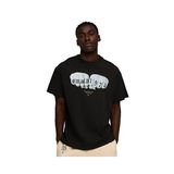 Puma 63465801 Siyah Swish N ink Tee ı Erkek Basketbol Tişörtü