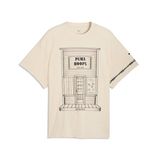 Puma 63465901 Krem Swish N ink Tee ıı Erkek Basketbol Tişörtü