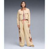 Puma 635887-01 Bej Flau Jae All Over Print Cargo Pants Kadın Eşofman Altı