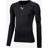 Puma 65592003 Liga Baselayer Tee LS Siyah Erkek Futbol Uzun Kollu Antrenman Üstü