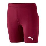 Puma 65592409 Liga Baselayer Short Tight Lastikli Normal Kalıp Düz Bordo Erkek Tayt