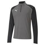 Puma 65723613 Top Fermuarlı Normal Kalıp Düz Gri Erkek Sweatshirt