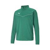 Puma 65739405 Yeşil Teamrise 1/4 Zip Top Futbol Antrenman Uzun Kollu T-shirt