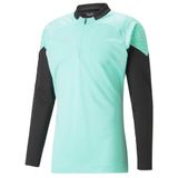 Puma 65798225 Mavi Teamcup Training 1/4 Zip Top Erkek Futbol Uzun Kollu Antrenman Üstü