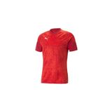 Puma 65798401 Kırmızı Teamcup Training Jersey Erkek Futbol T-shirt