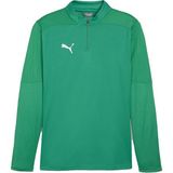 Puma 65855105 Yeşil Teamfinal Training 1/4 Zip Futbol Antrenman Uzun Kollu Erkek T-Shirt