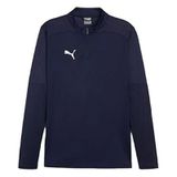 Puma 65855106 Lacivert Teamfinal Training 1/4 Zip Erkek Futbol Antrenman Uzun Kollu Üst