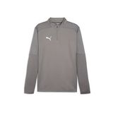 Puma 65855113 Gri Teamfinal Training 1/4 Zip Erkek Futbol Antrenman Uzun Kollu Üst