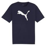 Puma 65870506 Lacivert Teamrise Logo Jersey Cotton Günlük Erkek T-Shirt