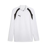 Puma 65967904 Teamfinal26 Training 1/4 Zip Beyaz Futbol Antrenman Uzun Kollu Erkek T-shirt