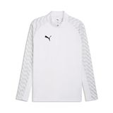 Puma 65972404 Teamliga26 Training 1/4 Zip Beyaz Futbol Antrenman Uzun Kollu Erkek T-shirt