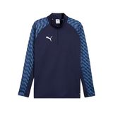 Puma 65972406 Teamliga26 Training 1/4 Zip Mavi Futbol Antrenman Uzun Kollu Erkek T-shirt