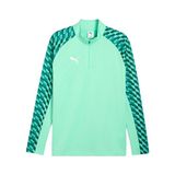 Puma 65972480 Teamliga26 Training 1/4 Zip Yeşil Futbol Antrenman Uzun Kollu Erkek T-shirt