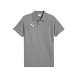 Puma 65995233 Gri Team Evostripe Polo Futbol Polo Yaka Erkek Tişört