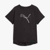Puma 676070-01 Siyah Evostripe TEE Kadın T-Shirt