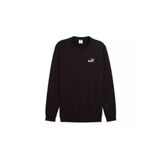 Puma 68256401 ESS Small No 1 Logo Crew Siyah Günlük Stil Erkek Sweatshirt