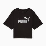 Puma 68497201 Siyah Essentials Cropped Kadın Günlük Stil T-Shirt